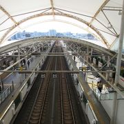 武蔵小杉駅から横浜方面へ1駅、著名でない分混雑せず、何もかもが丁度良い駅