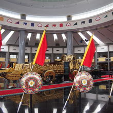 入ってすぐの写真撮影可能なスペース