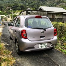 加計呂麻島も走ってくれたマーチくん♪