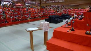 お雛様が展示されていました