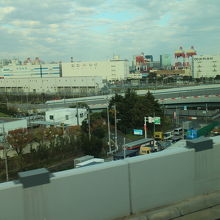 大井ジャンクション付近