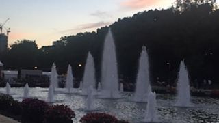 上野恩賜公園の大きな噴水