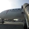 成田空港からバルセロナ空港へカタール航空を利用、ドーハー空港からバルセロナ空港まではLATAM航空の機材。