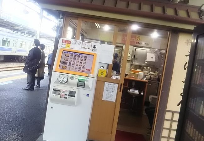 土浦駅の上り線の駅そばです