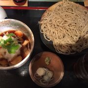 そば本来の味を堪能できる