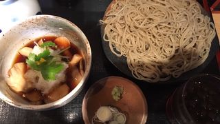 そば本来の味を堪能できる
