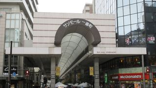 ごくありふれたアーケード街ですが、地域振興のイベントが開催されていました。