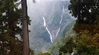 称名滝の右側に見えた