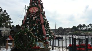 クリスマスデコレーションが可愛い