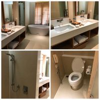 独立タイプのバスタブなど広い