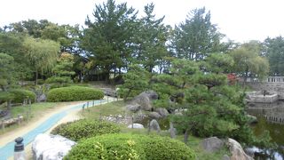 水の流れる公園