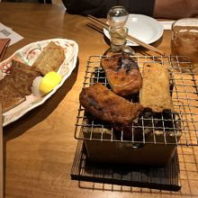 まずは3種類のじゃこ天から