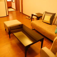 ファミリールームのリビングゾーン