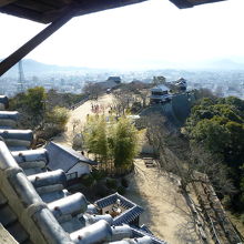 天守からの眺め