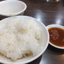 御飯とタレ