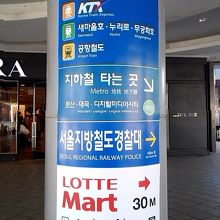 ロッテマートはこちらです。