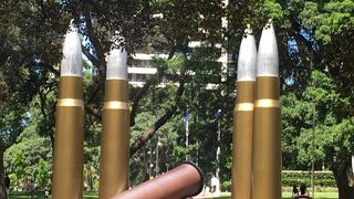 中心部の広い公園