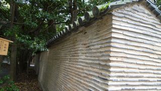 熱田神宮にある信長塀