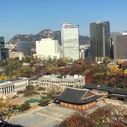 ソウル市庁の別館１３Ｆにひっそりある展望台です