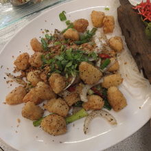 貝柱のから揚げ