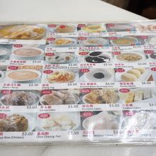 かき氷以外のスィーツも充実