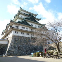 迫力があるお城です