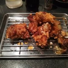 食べ放題の油淋鶏です