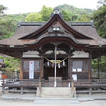 白髭神社の拝殿