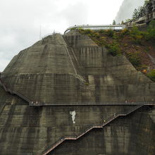 この階段を登っていきます