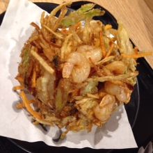 大きなかき揚げです。
