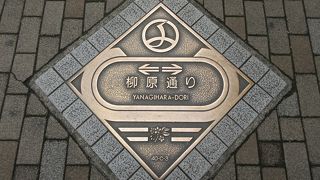 昔は柳が植えられ趣ある通りだったようですが・・・