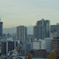 部屋からは富士山がこんにちは