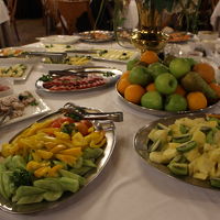 豊富な朝食ビュッフェ