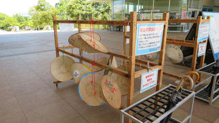 日傘等の無料貸し出しがありがたい