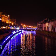 夜の運河