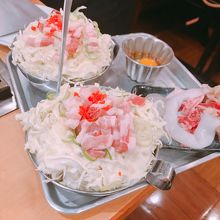 ぶた玉モダン1,200円と風月デラックス1,920円