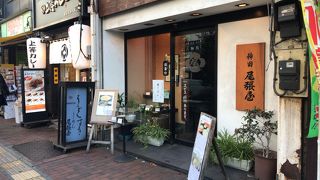 飯田橋のきしめん尾張屋できしめんランチ
