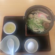 うどん鍋　昼食に絶対のお薦めです