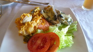 カリブ海を見ながらシーフード