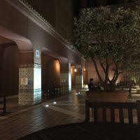 夜のパティオ。雰囲気ありました。