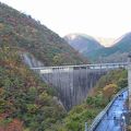 日本最古のアーチ式ダム