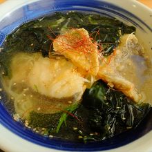 この時お勧めになっていた鱈ラーメン（塩味）と…、