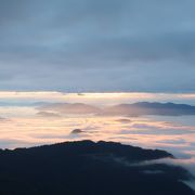 早朝に雲海が見られることがあります
