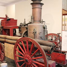 蒸気ポンプの展示