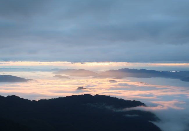 早朝に雲海が見られることがあります