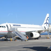 エーゲ航空の機体