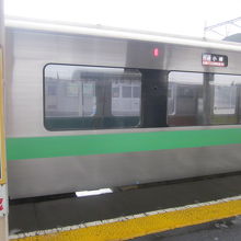 江別ではすぐ向かいのホームで乗り換えられることが殆どです