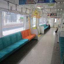 車内も、江別から厚別位までは比較的空いていて快適です