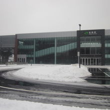 新・苗穂駅北口駅舎の様子