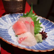 お刺身がおいしかった